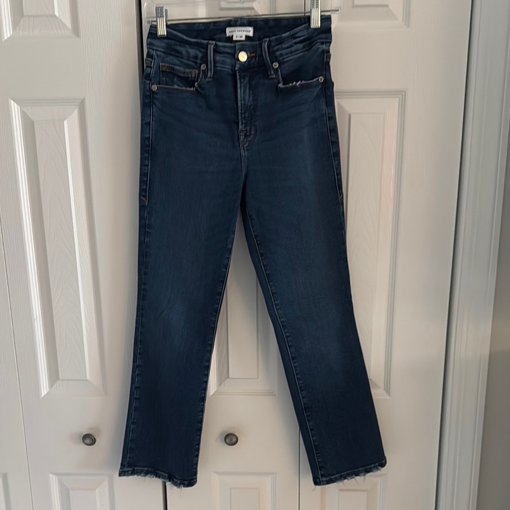 Good American Dark Blue Women's Petite Jeans